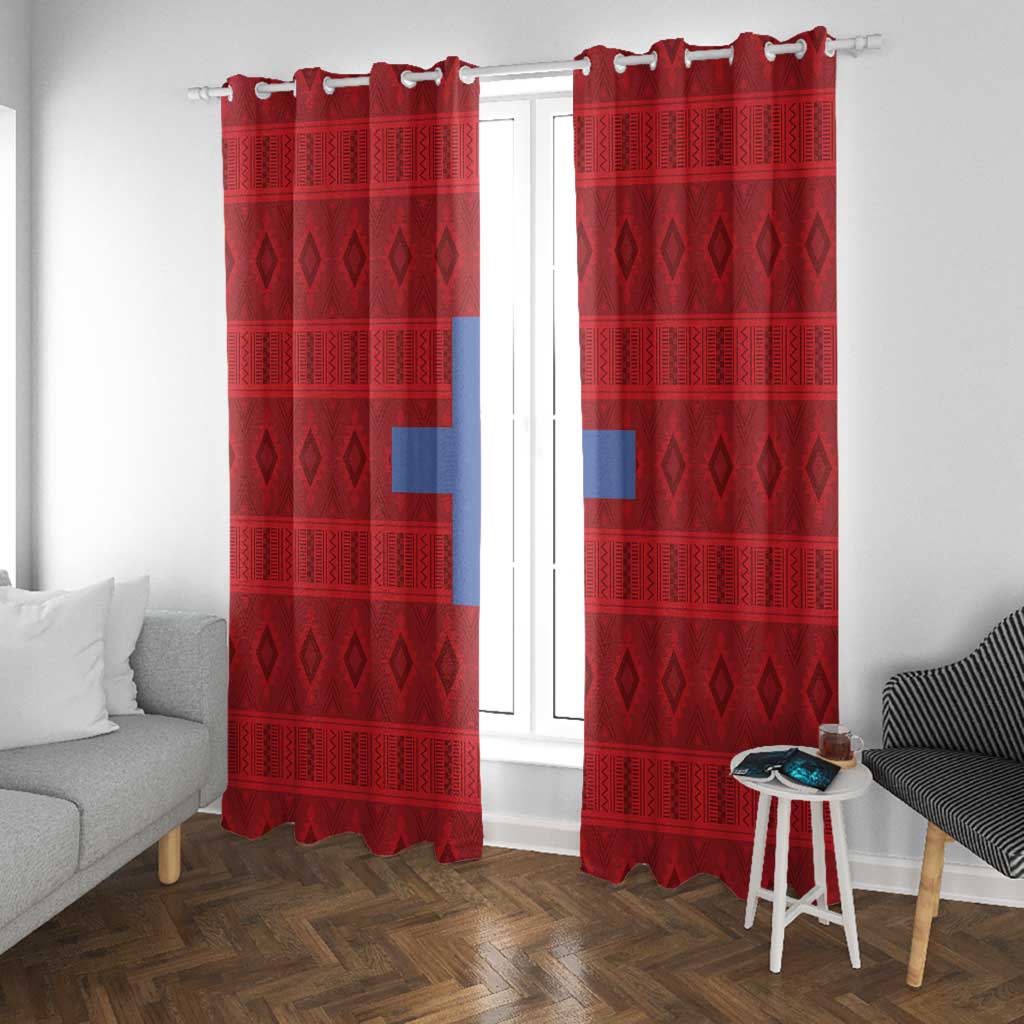 Kingdom of Ndongo Window Curtain Utuminu ua Ngola