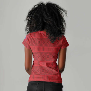 Kingdom of Ndongo Women V-Neck T-Shirt Utuminu ua Ngola