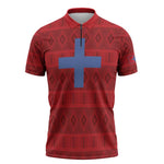 Kingdom of Ndongo Zipper Polo Shirt Utuminu ua Ngola