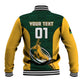 Custom South Africa Rugby Baseball Jacket - Springboks Go Champions with Protea Pattern LT01