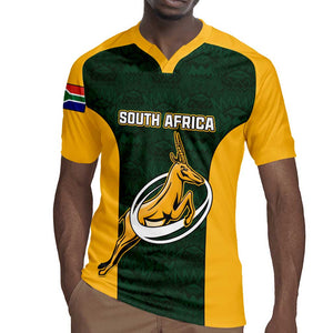 Custom South Africa Rugby Rugby Jersey - Springboks Go Champions with Protea Pattern