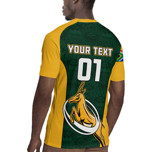 Custom South Africa Rugby Rugby Jersey - Springboks Go Champions with Protea Pattern