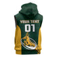 Custom South Africa Rugby Sleeveless Hoodie - Springboks Go Champions with Protea Pattern - African Pride
