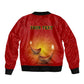 Personalized Diwali Festival Bomber Jacket with Diya and Paisley Pattern