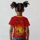 Personalized Diwali Festival Kid T shirt with Diya and Paisley Pattern