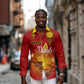 Personalized Diwali Festival Long Sleeve Button Shirt with Diya and Paisley Pattern