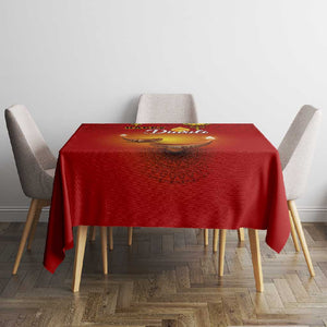 Diwali Festival Tablecloth with Diya and Paisley Pattern