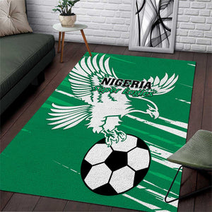 Nigeria Football Area Rug - Victory for the Super Eagles