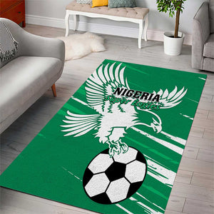 Nigeria Football Area Rug - Victory for the Super Eagles