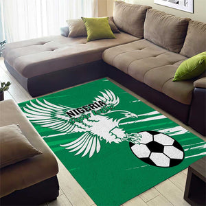 Nigeria Football Area Rug - Victory for the Super Eagles