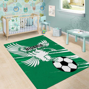 Nigeria Football Area Rug - Victory for the Super Eagles