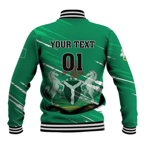 Nigeria Football Baseball Jacket - Victory for the Super Eagles LT01