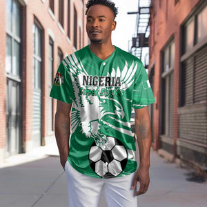 Nigeria Football Baseball Jersey - Victory for the Super Eagles