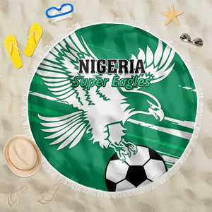 Nigeria Football Beach Blanket - Victory for the Super Eagles