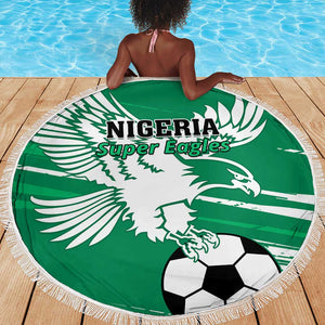 Nigeria Football Beach Blanket - Victory for the Super Eagles