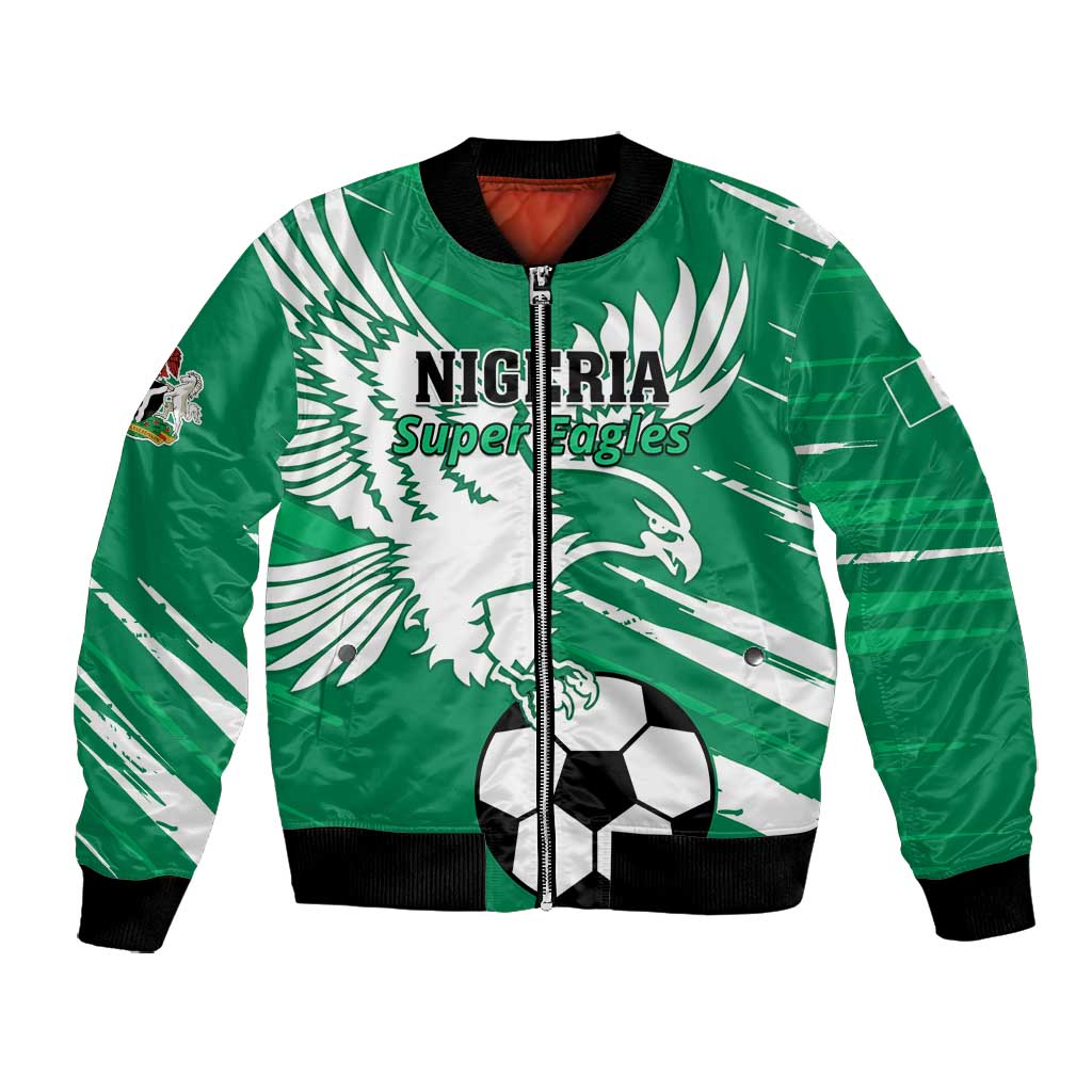 Nigeria Football Bomber Jacket - Victory for the Super Eagles