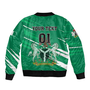 Nigeria Football Bomber Jacket - Victory for the Super Eagles