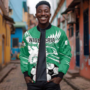 Nigeria Football Bomber Jacket - Victory for the Super Eagles