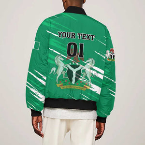 Nigeria Football Bomber Jacket - Victory for the Super Eagles