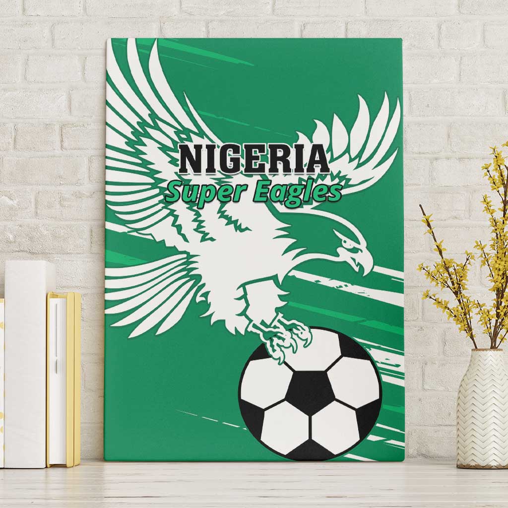 Nigeria Football Canvas Wall Art - Victory for the Super Eagles