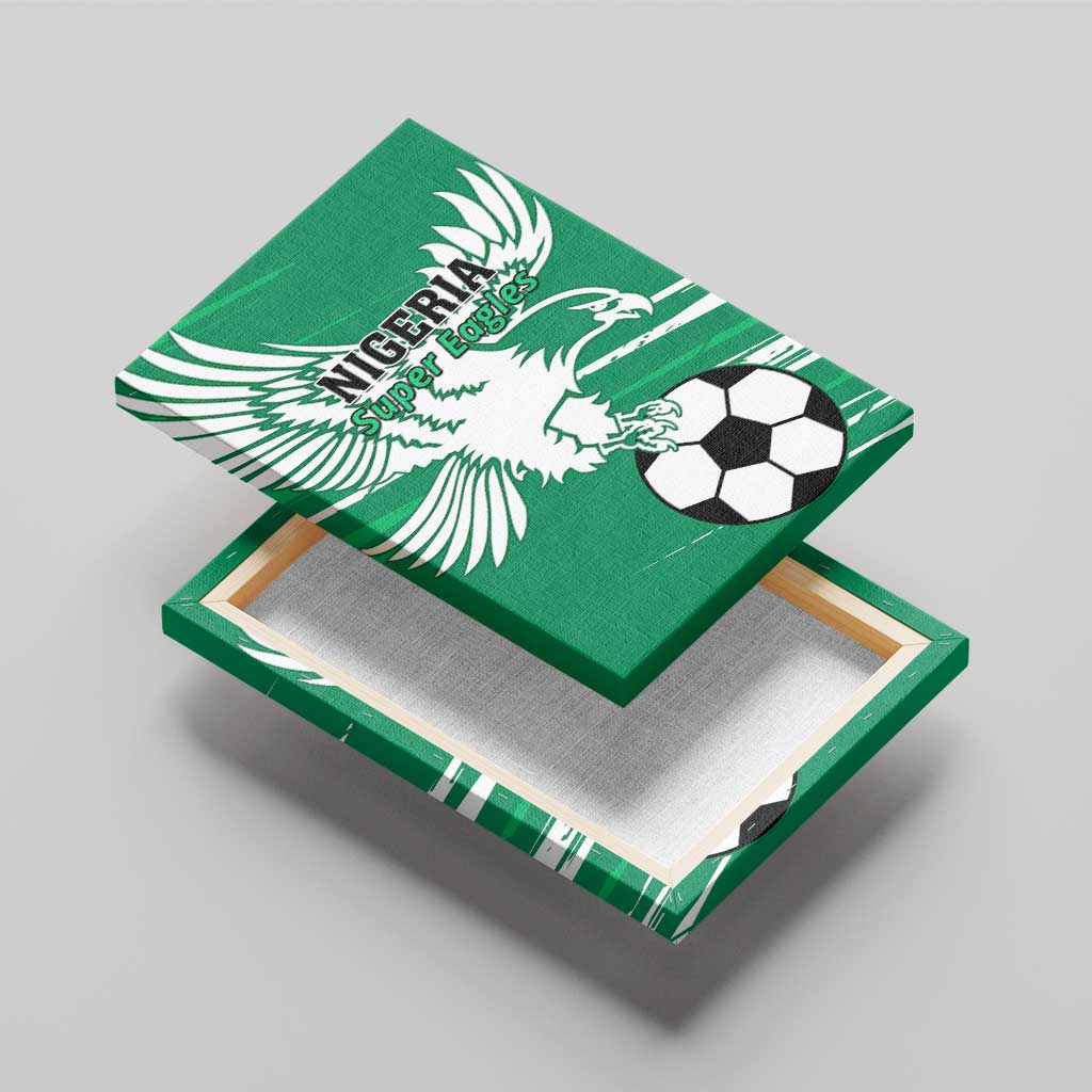 Nigeria Football Canvas Wall Art - Victory for the Super Eagles