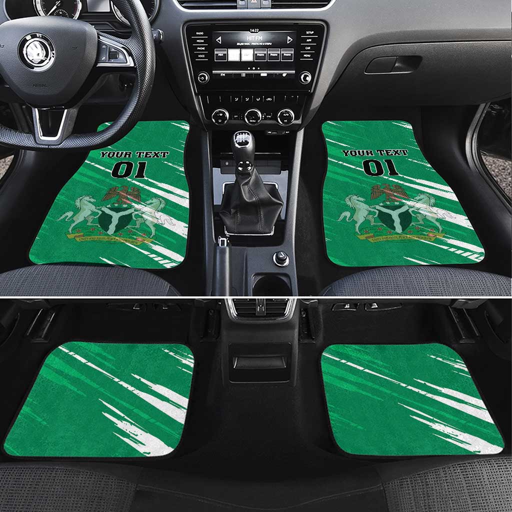 Nigeria Football Car Mats - Victory for the Super Eagles