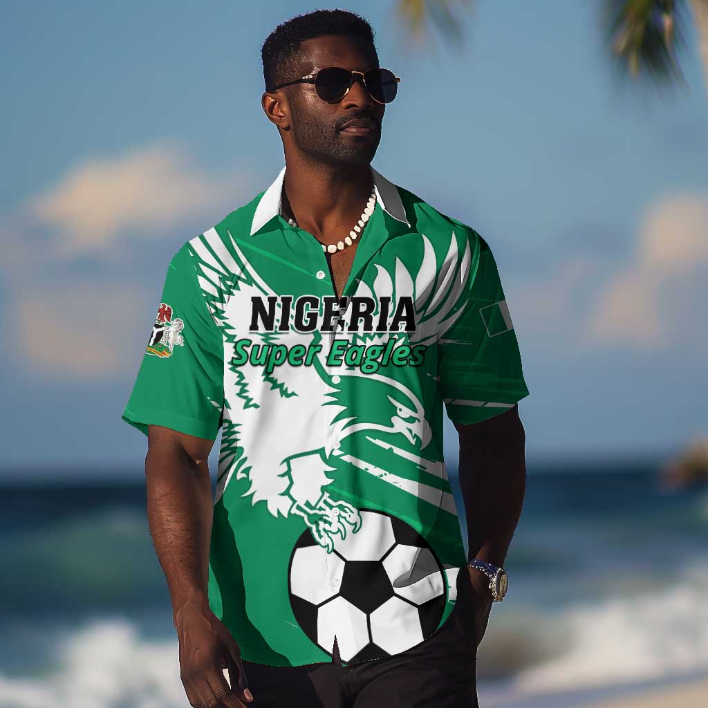 Nigeria Football Hawaiian Shirt - Victory for the Super Eagles