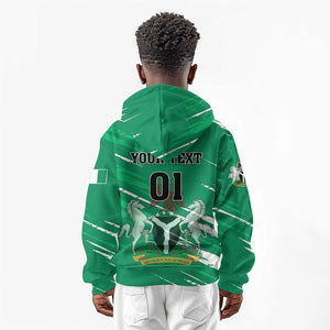 Nigeria Football Kid Hoodie - Victory for the Super Eagles