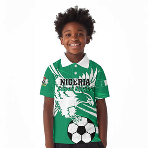 Nigeria Football Kid Polo Shirt - Victory for the Super Eagles