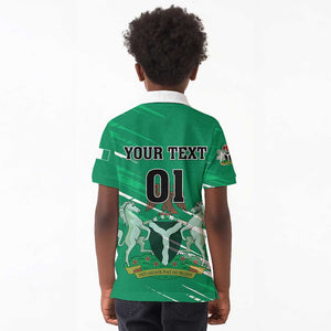 Nigeria Football Kid Polo Shirt - Victory for the Super Eagles