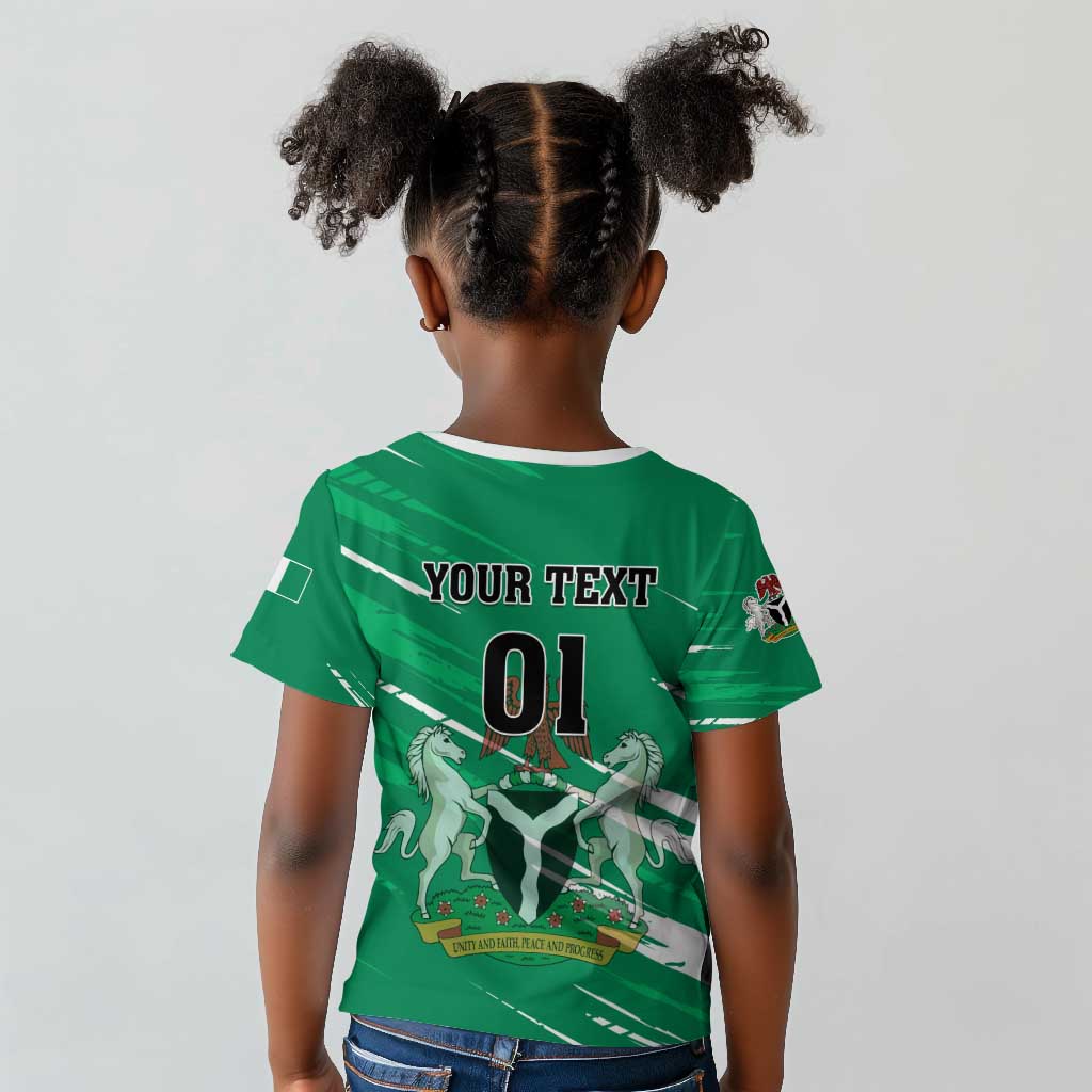 Nigeria Football Kid T shirt - Victory for the Super Eagles