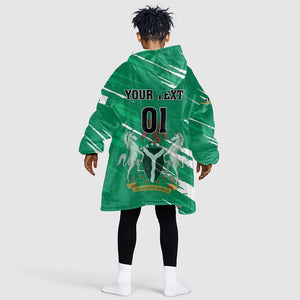 Nigeria Football KId Wearable Blanket Hoodie - Victory for the Super Eagles