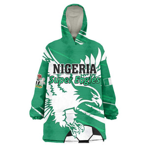 Nigeria Football KId Wearable Blanket Hoodie - Victory for the Super Eagles