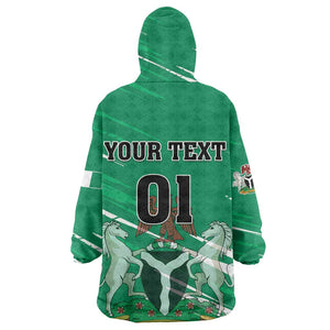 Nigeria Football KId Wearable Blanket Hoodie - Victory for the Super Eagles