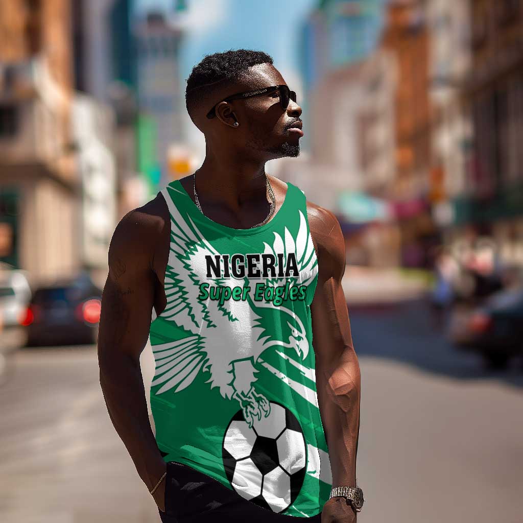 Nigeria Football Men Tank Top - Victory for the Super Eagles