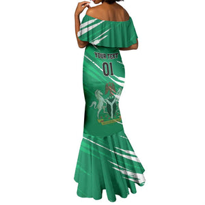 Nigeria Football Mermaid Dress - Victory for the Super Eagles