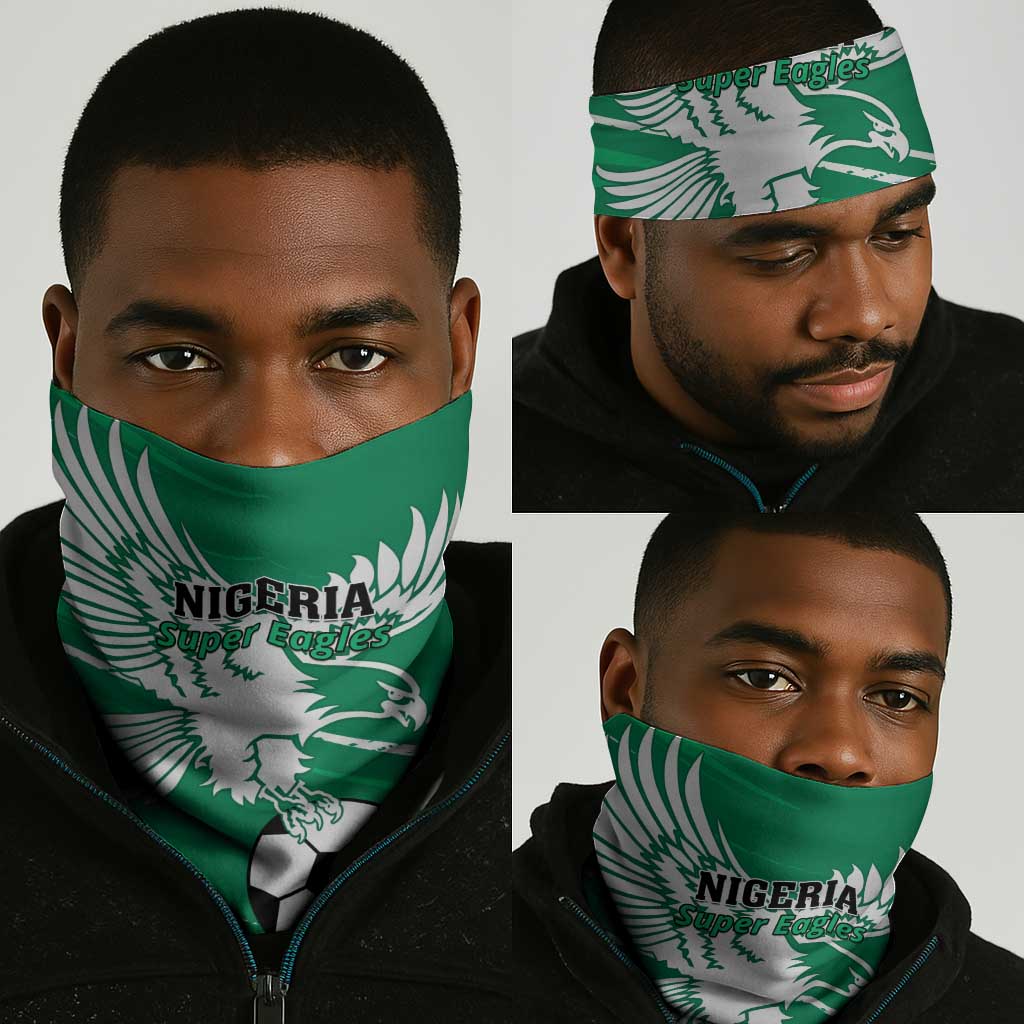Nigeria Football Neck Gaiter - Victory for the Super Eagles LT01