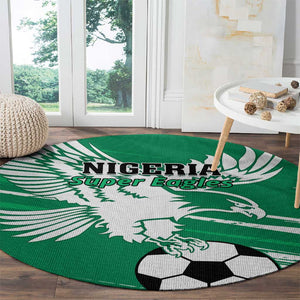 Nigeria Football Round Carpet - Victory for the Super Eagles