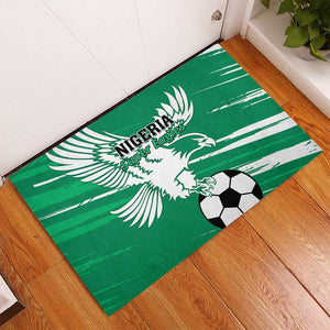 Nigeria Football Rubber Doormat - Victory for the Super Eagles