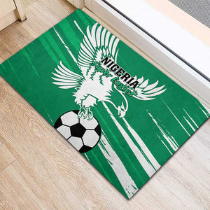 Nigeria Football Rubber Doormat - Victory for the Super Eagles