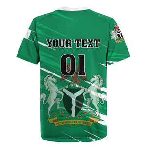 Nigeria Football Rugby Jersey - Victory for the Super Eagles