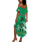 Nigeria Football Summer Maxi Dress - Victory for the Super Eagles