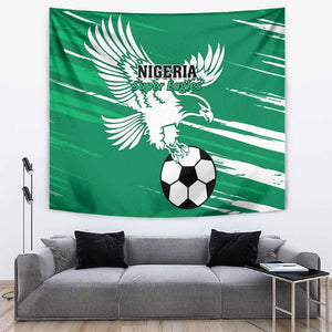 Nigeria Football Tapestry - Victory for the Super Eagles