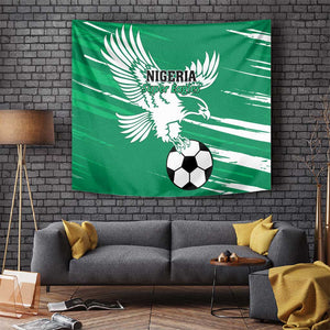 Nigeria Football Tapestry - Victory for the Super Eagles