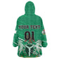 Nigeria Football Wearable Blanket Hoodie - Victory for the Super Eagles