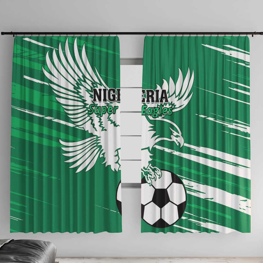 Nigeria Football Window Curtain - Victory for the Super Eagles