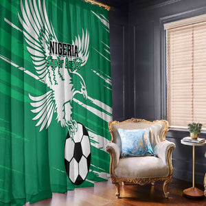 Nigeria Football Window Curtain - Victory for the Super Eagles