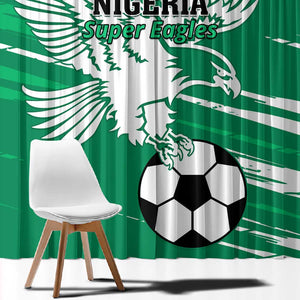 Nigeria Football Window Curtain - Victory for the Super Eagles