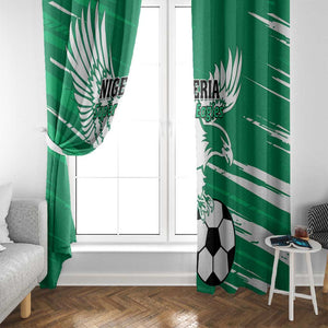 Nigeria Football Window Curtain - Victory for the Super Eagles