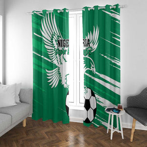 Nigeria Football Window Curtain - Victory for the Super Eagles